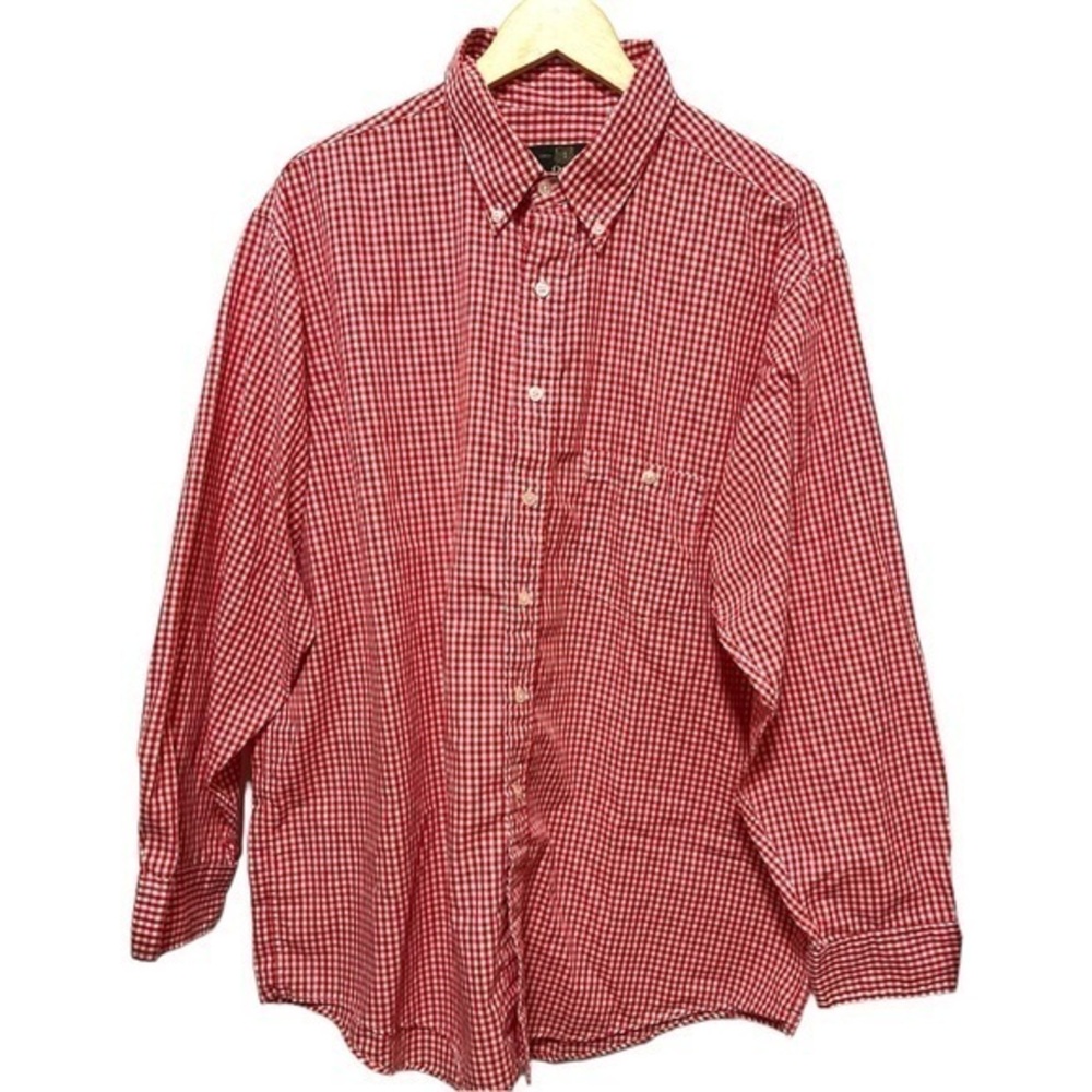 Orvis Vintage Button Down Gingham Long Sleeves Shirt